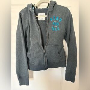 Aeropostale Gray Zip-up Hoodie